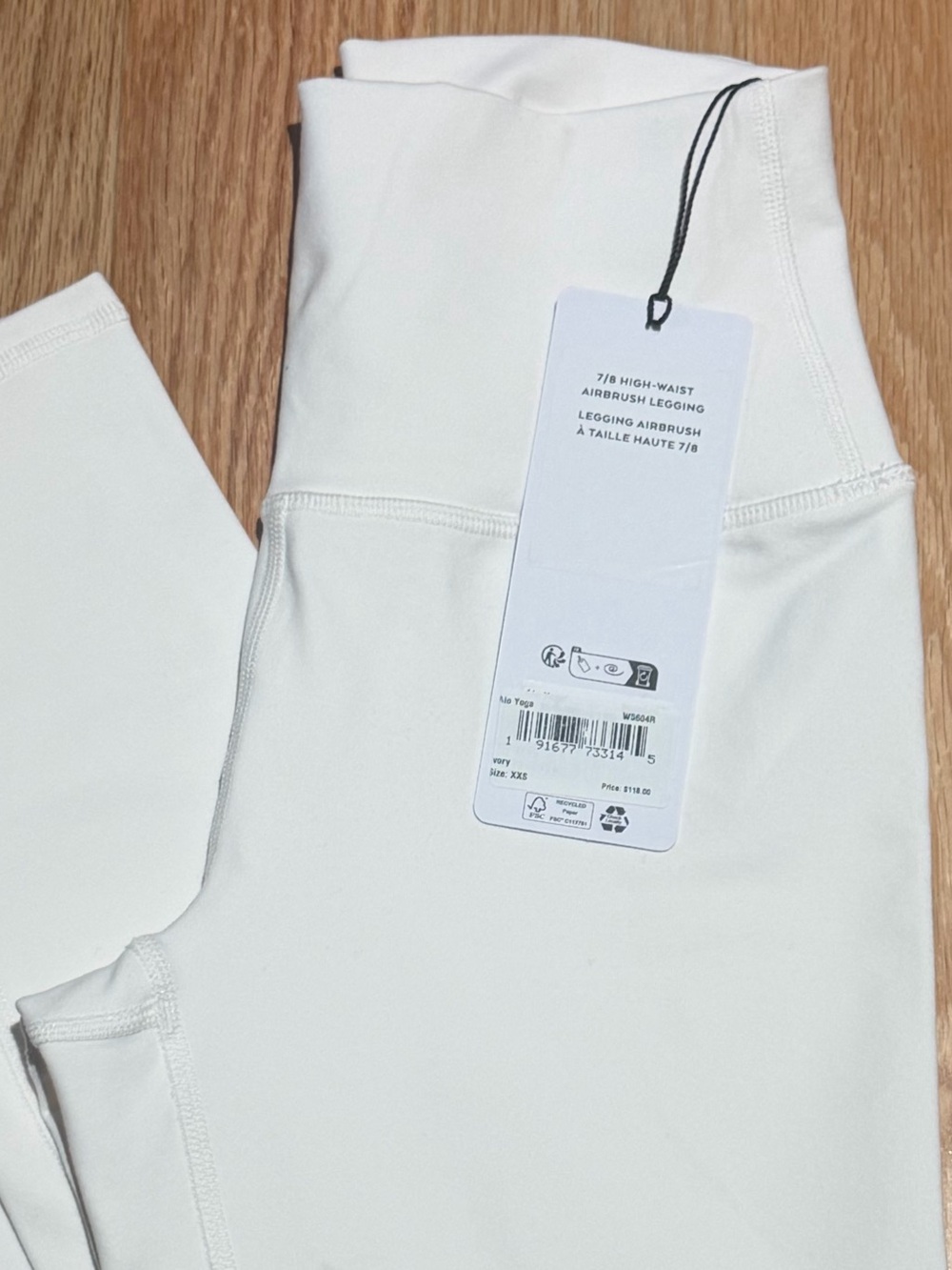 ALO Yoga High-Waist 7/8 Legging - Cream - Picture 7 of 8